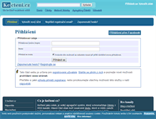Tablet Screenshot of moje.kecteni.cz