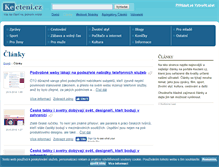 Tablet Screenshot of clanky.kecteni.cz